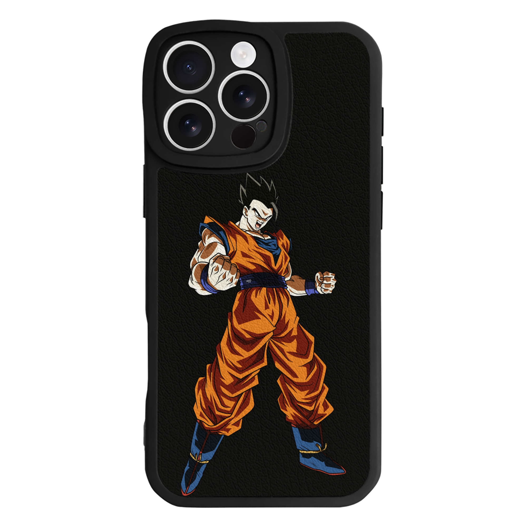 （画像用） ドラゴンボール 孫 悟飯（そんごはん）DRAGON BALL Son Gohan 【iPhone 16シリーズ対応】シリコンスマホケース（レザー調） 材質：シリコン